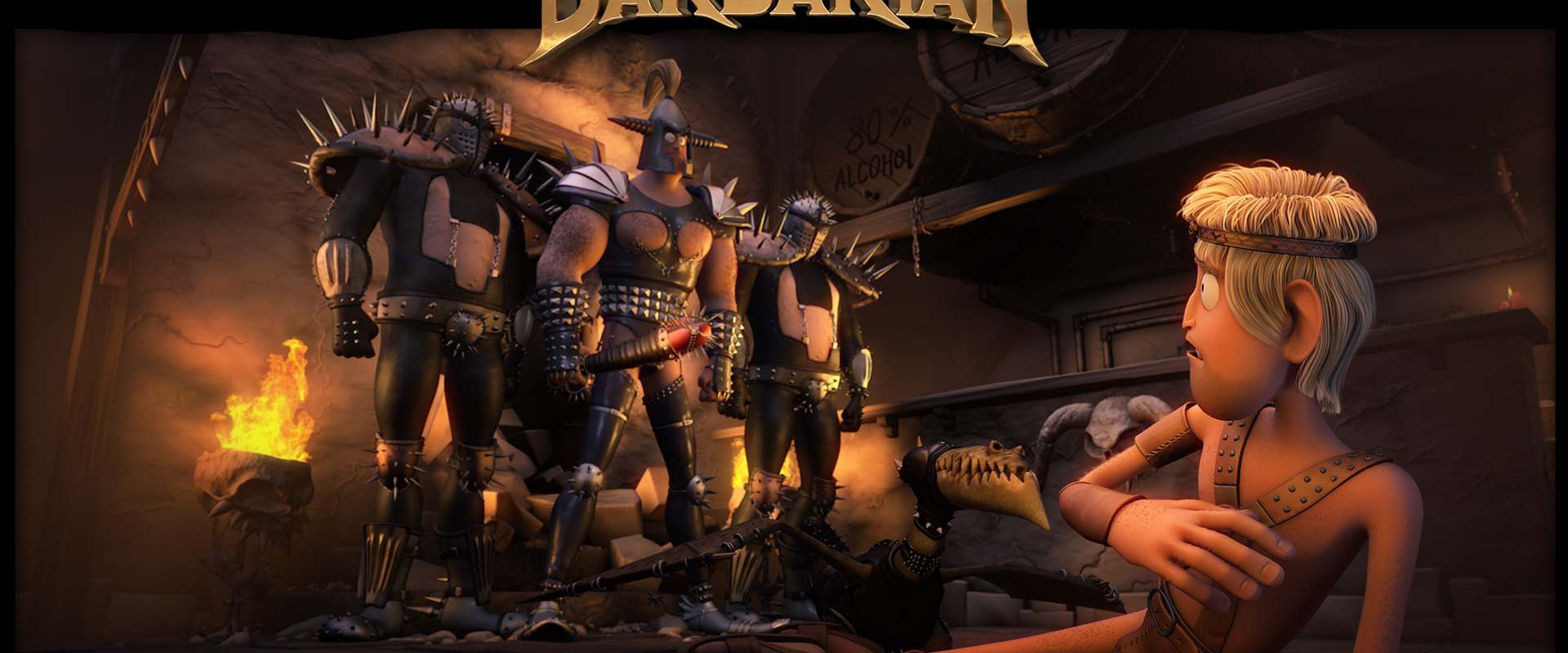 Ronal the Barbarian background 2