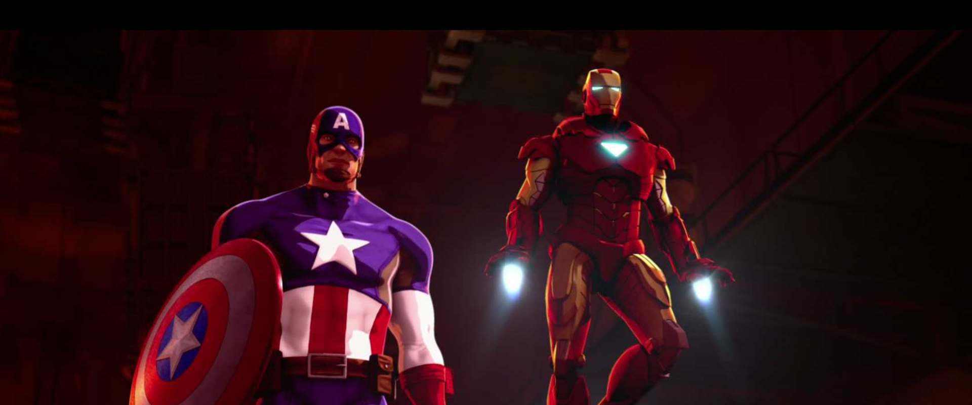 Iron Man and Captain America: Heroes United background 1
