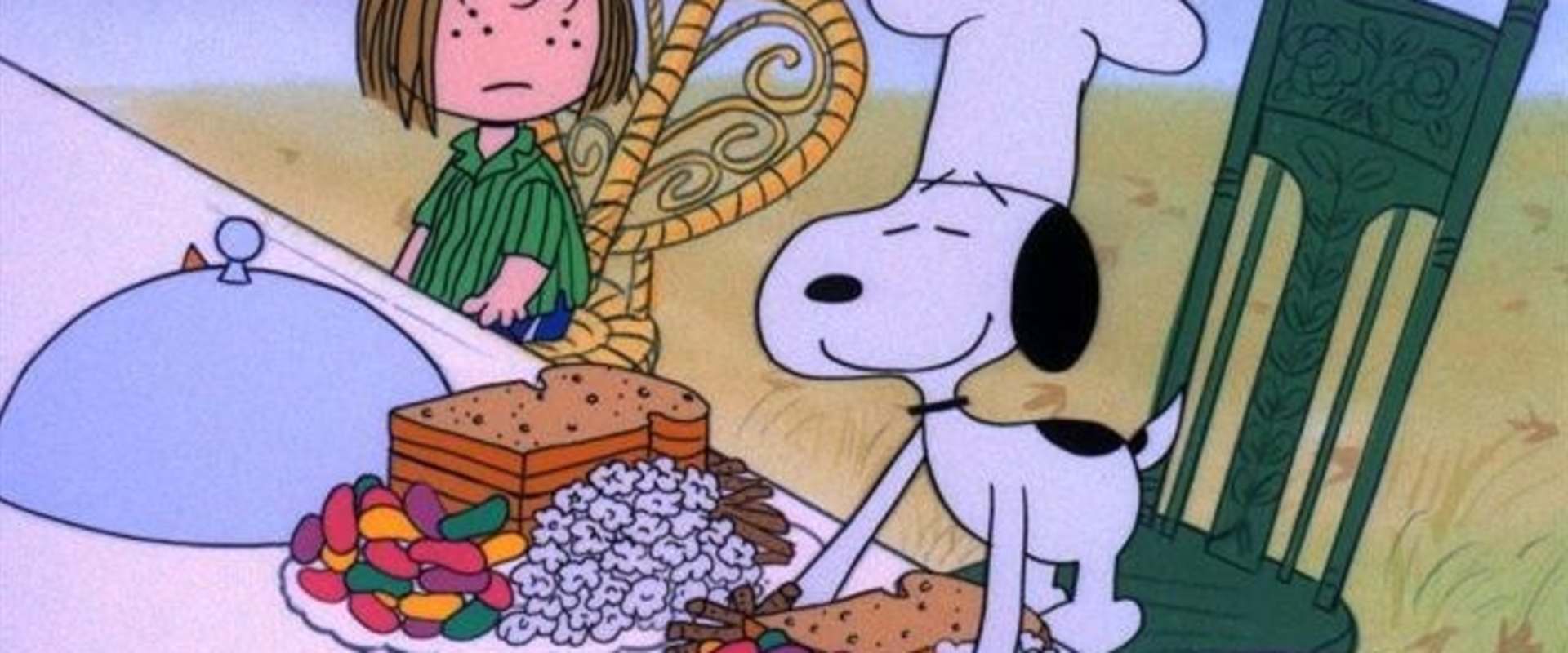 A Charlie Brown Thanksgiving background 1