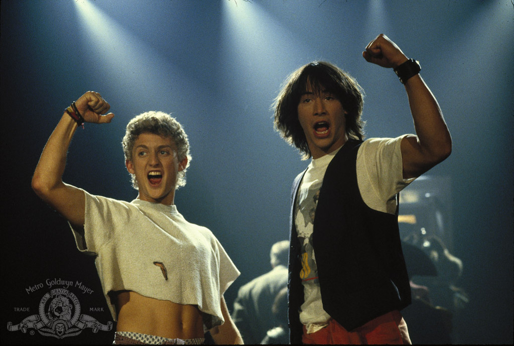 Watch Bill & Ted's Excellent Adventure on Netflix Today