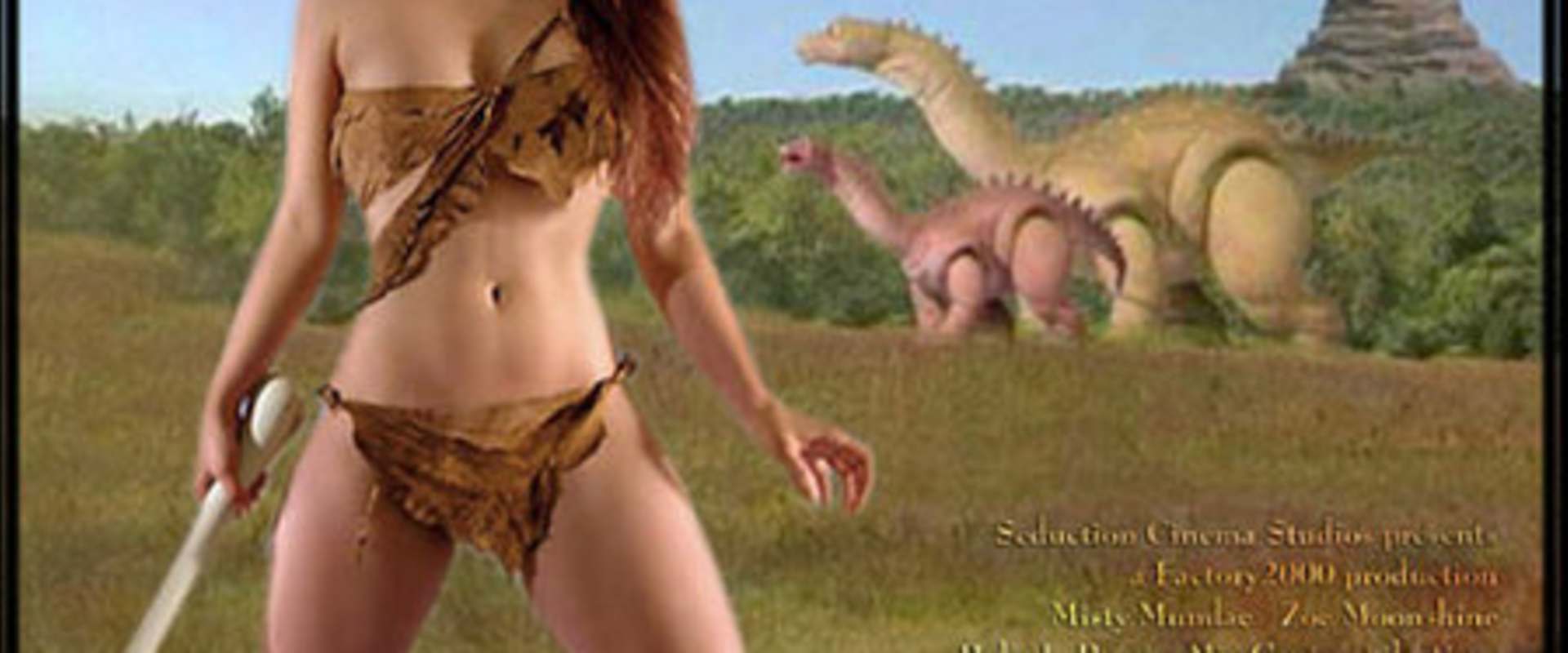 Bikini Girls on Dinosaur Planet background 2