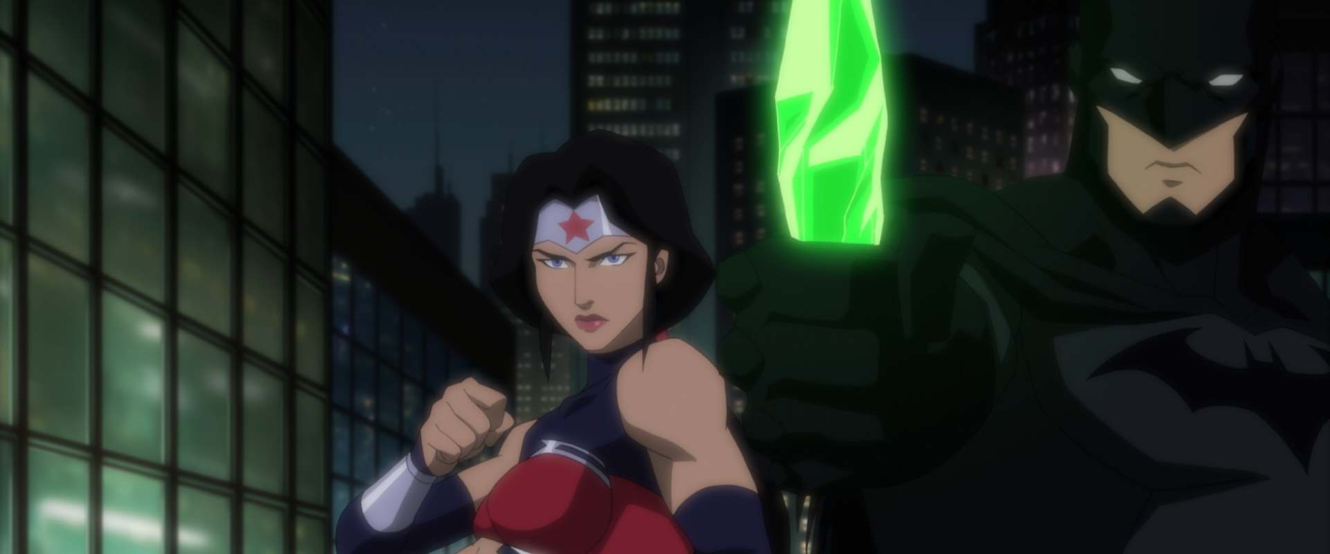 Justice League vs. Teen Titans background 2