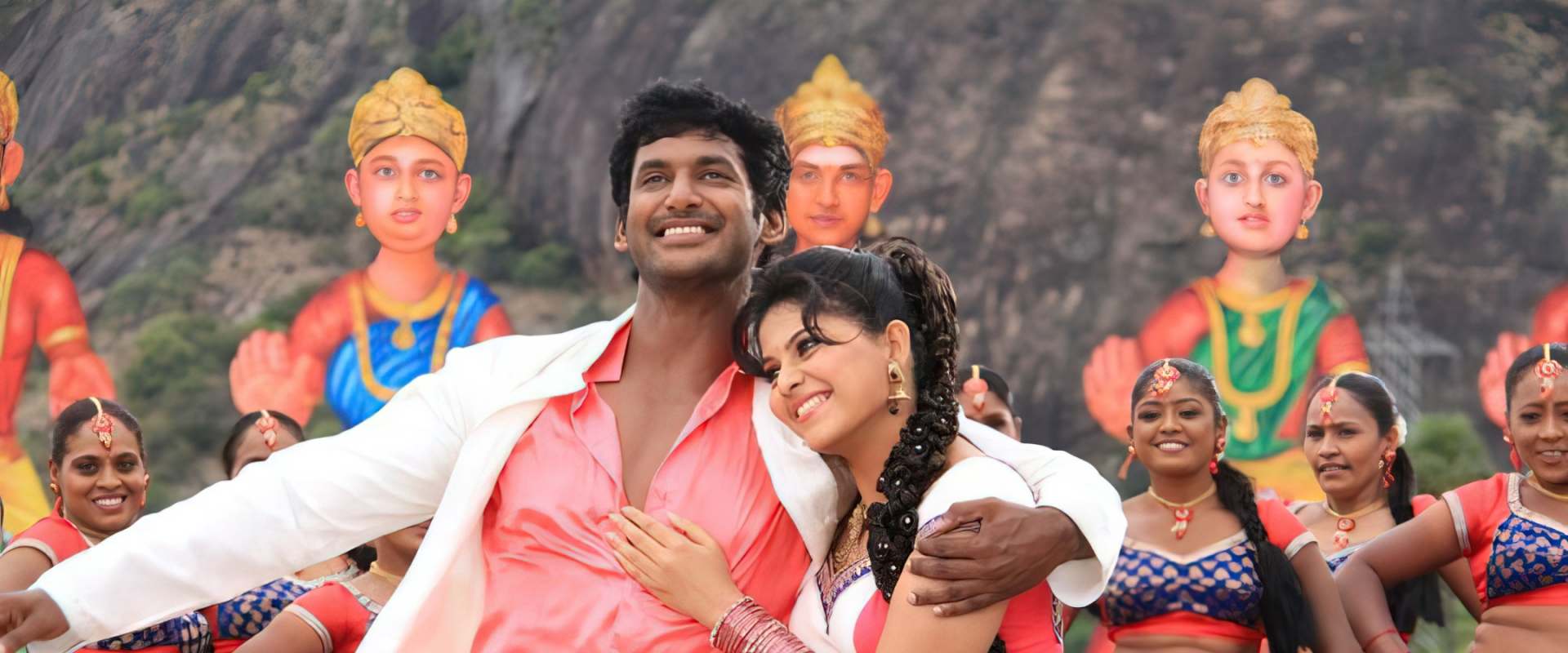 Madha Gaja Raja background 1