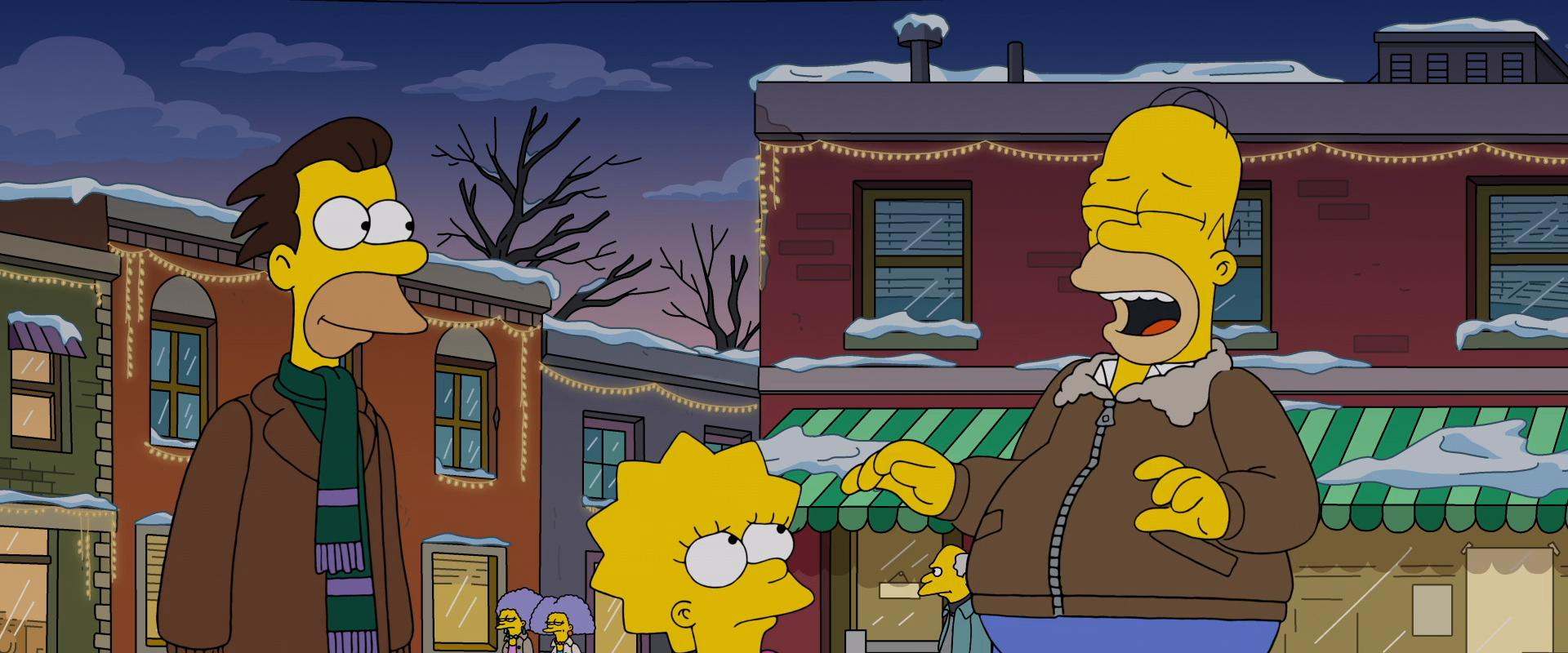 The Simpsons: O C'mon All Ye Faithful background 1