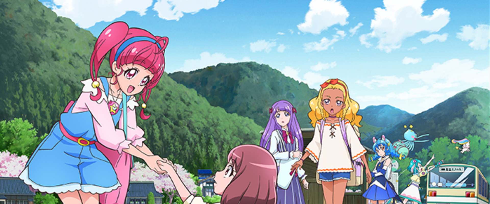 Precure Miracle Leap: A Wonderful Day with Everyone background 2