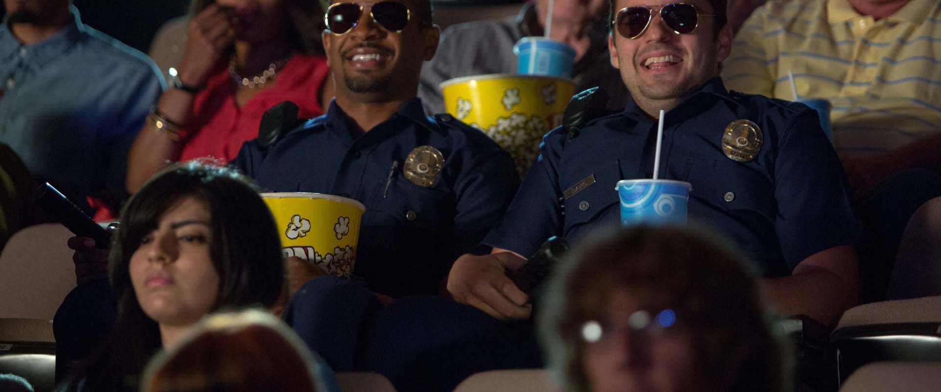 Let's Be Cops background 2