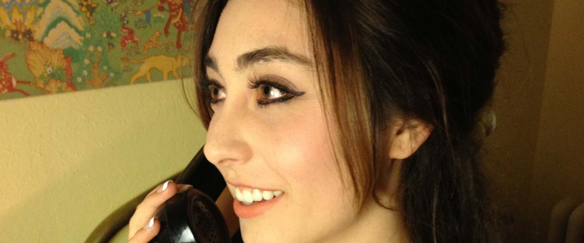 Big Hair, Long Lashes background 2