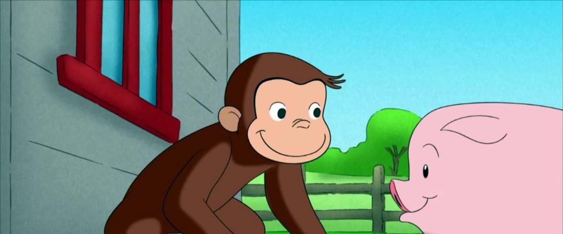 Curious George Swings Into Spring background 2