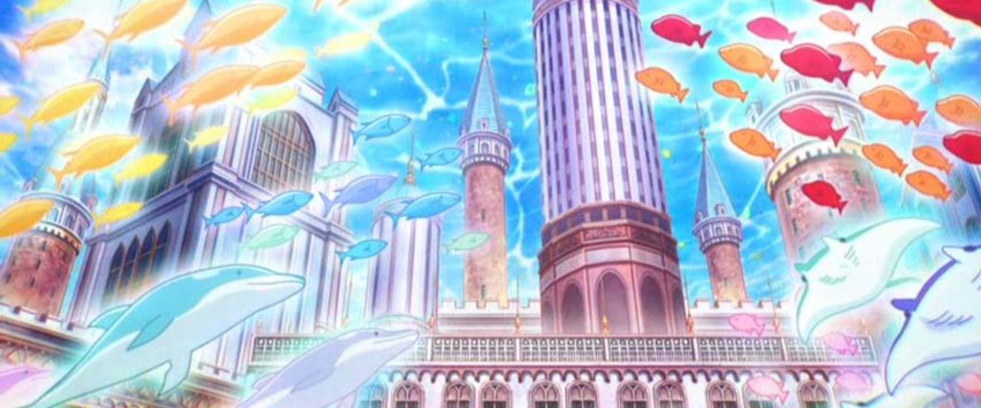 Healin' Good♡Pretty Cure: GoGo! Big Transformation! The Town of Dreams background 1