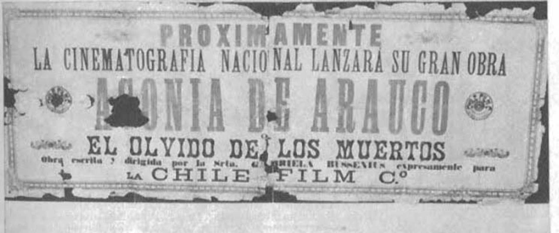 La Agonía de Arauco background 2